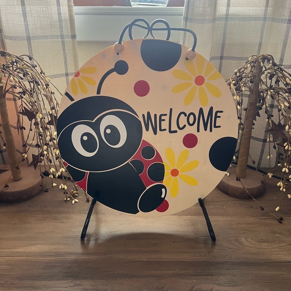 Cute welcome sign!